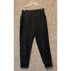 32 Degrees Heat Black Jogger Pants Small Pull On Elastic Waist Zipper Pockets